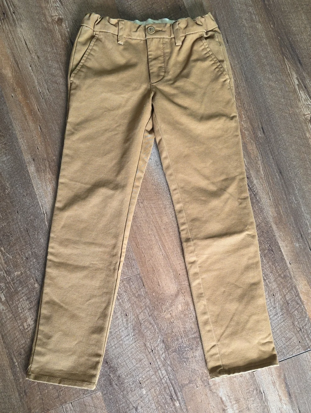 GAP Kid's Chino Pants in Tan Adjustable Waist Size 10